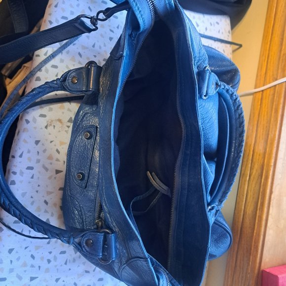 BALENCIAGA Motocross Classic First Bag in Blue - Picture 5 of 13